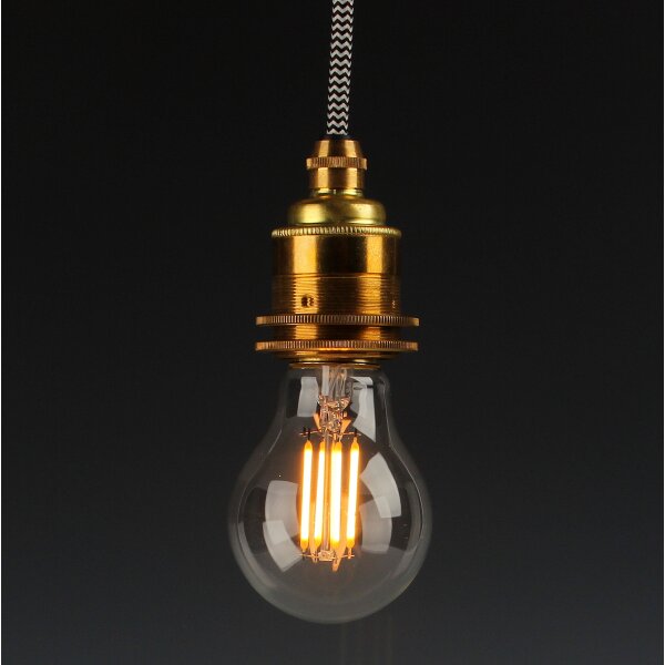 Danlamp E27 LED Exterior Röhrenlampe Vintage 4W 2200K 60mm dimmbar