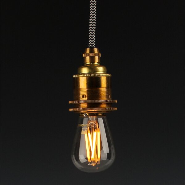 Danlamp E14 LED Mini Edison Vintage Lampe 2,5W 2200K 45mm dimmbar