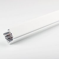 3-Phasen Stromschiene Aluminium weiß 1 Meter...