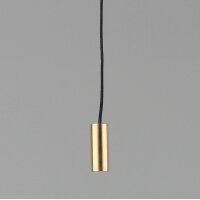 Zugschnur 220 mm mit Messing-Anhänger 8x20 mm...