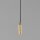 Zugschnur 220 mm mit Messing-Anhänger 8x20 mm – roh – für Lampen mit Zugschalter