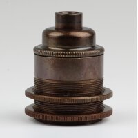 E27 Vintage Lampenfassung Metall Antik fume 2...