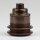 E27 Vintage Lampenfassung Metall Antik fume 2 Schraubringe ohne Zugentlaster