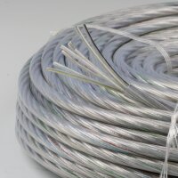PVC Lampen-Kabel Steuerleitung Li2YY transparent 7x0,75 mm² – flexible Rundleitung 6,8 mm - Meterware