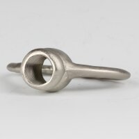 Zahnringnippel Messing nickel-matt M10x1 Innengewinde...