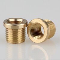 Reduzier Trompetennippel Gewinde-Adapter 12x10mm Messing...