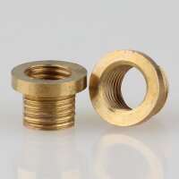 Reduzier Trompetennippel Gewinde-Adapter 12x8mm Messing...