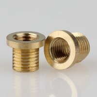 Reduzier Trompetennippel Gewinde-Adapter 12x10mm Messing...