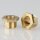 Sechskant-Trompeten-Nippel M10x1x6 – Messing 12x8 mm, mit Verdrehschutz