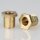 Sechskant-Trompeten-Nippel M10x1x10 – Messing 12x12 mm, mit Verdrehschutz