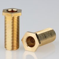Sechskant-Trompeten-Nippel M10x1x23 – Messing 12x25...