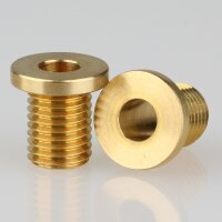 Trompeten-Nippel M8x1x10 – Messing 12x12 mm, ohne...