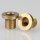 Trompeten-Nippel M10x1x8 – Messing 12x10 mm, ohne Verdrehschutz