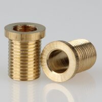 Trompeten-Nippel M10x1x13 – Messing 12x15 mm, ohne...