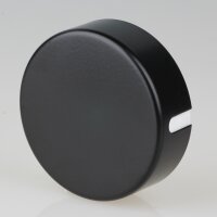Lampen  Abzweig Baldachin 72x22 Metall schwarz mit Zierkappe und Distanz-Aufhänger