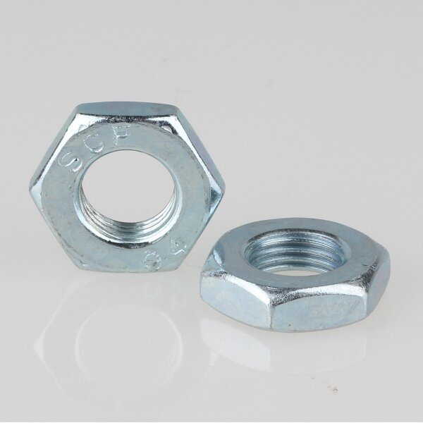 M10x1 Sechskantmutter – Metall verzinkt, DIN 439