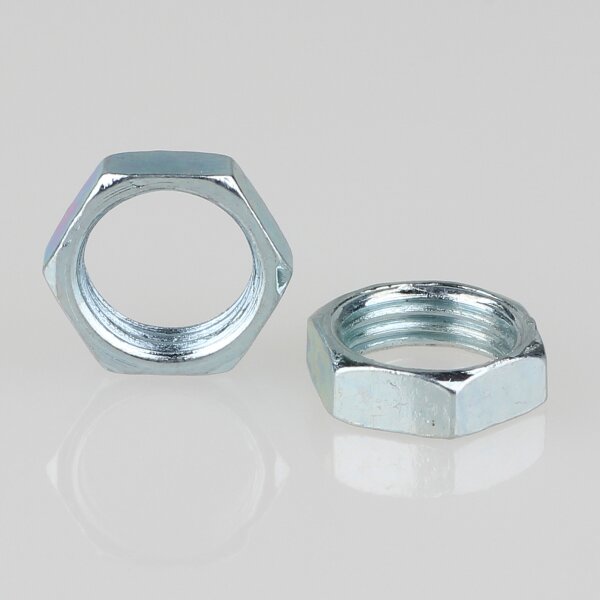M10x1 Sechskantmutter – 12x4 mm, Metall verzinkt