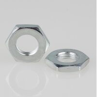 M10x1 Sechskantmutter – 17x3 mm, Metall verzinkt