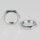 R1/4" Zoll Sechskantmutter – 17x3 mm, Metall verzinkt