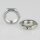 M13x1 Sechskantmutter – 19x5 mm, Metall verzinkt, mit 2x M3 Arretiergewinde