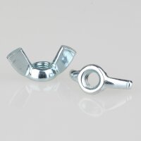M5 Flügelmutter – Metall, verzinkt, DIN 315,...