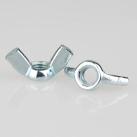 M8 Flügelmutter – Metall, verzinkt, DIN 315,...