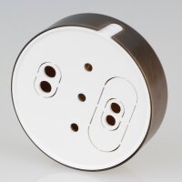 Lampen  Abzweig Baldachin 72x22 Metall antik fume mit...