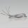FEP/PVC-Lampenkabel transparent 4-adrig 4x0,75 mm² – Rundleitung mit Schutzleiter - Meterware