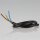 PVC-Lampenkabel schwarz 3-adrig 3x1,0 mm² H05VV-F – Rundkabel - Meterware
