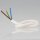PVC-Lampenkabel weiß 3-adrig 3x1,5 mm² H05VV-F – Rundkabel - Meterware