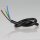 PVC-Lampenkabel schwarz 3-adrig 3x1,5 mm² H05VV-F – Rundkabel - Meterware
