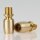 Lampen Kugelgelenk 14x32 mm, Messing roh, M10x1 Innengewinde auf M10x1 Außengewinde