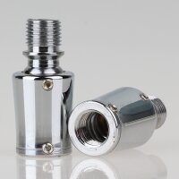 Lampen Kugelgelenk 17x36 mm, verchromt, M10x1...