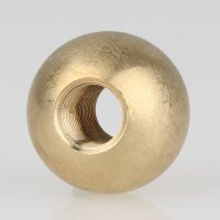 M10x1 Durchgangsgewinde – Messing Metallkugel...