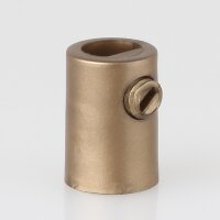 M10x1 Klemmnippel Zugentlastung Gold mit Innengewinde aus...