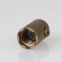 M10x1 Klemmnippel Zugentlastung Gold mit Innengewinde aus...