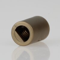 M10x1 Klemmnippel Zugentlastung Gold mit Innengewinde aus Kunststoff