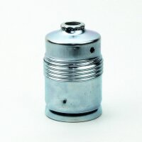 E27 Metall-Lampenfassung verchromt ohne...