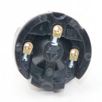 E27 Metall-Lampenfassung verchromt ohne Außengewinde und Kunststoff-Innenkern M10x1 IG 250V/4A