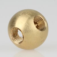 M10x1 T-Gewinde – Messing Metallkugel Ø 25...