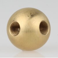 M10x1 T-Gewinde – Messing Metallkugel Ø 30...