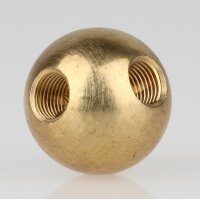 M10x1 Kreuzgewinde – Messing Metallkugel Ø...