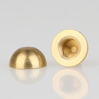 M8x1 Messing Halbkugel roh 14x7 mm mit Sackgewinde...