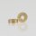 M3 Rundmutter – 7x2 mm, Metall Messing roh