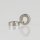 M4 Rundmutter – 7x2 mm, Metall vernickelt