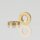 M5 Rundmutter – 9x2 mm, Metall Messing roh