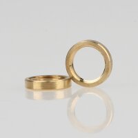 M8x1 Rundmutter – 10x2 mm, Metall Messing roh