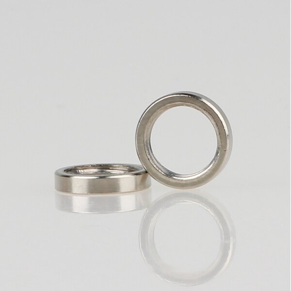 M8x1 Rundmutter – 10x2 mm, Metall vernickelt
