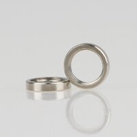 M8x1 Rundmutter – 10x2 mm, Metall vernickelt