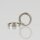M8x1 Rundmutter – 10x2 mm, Metall vernickelt